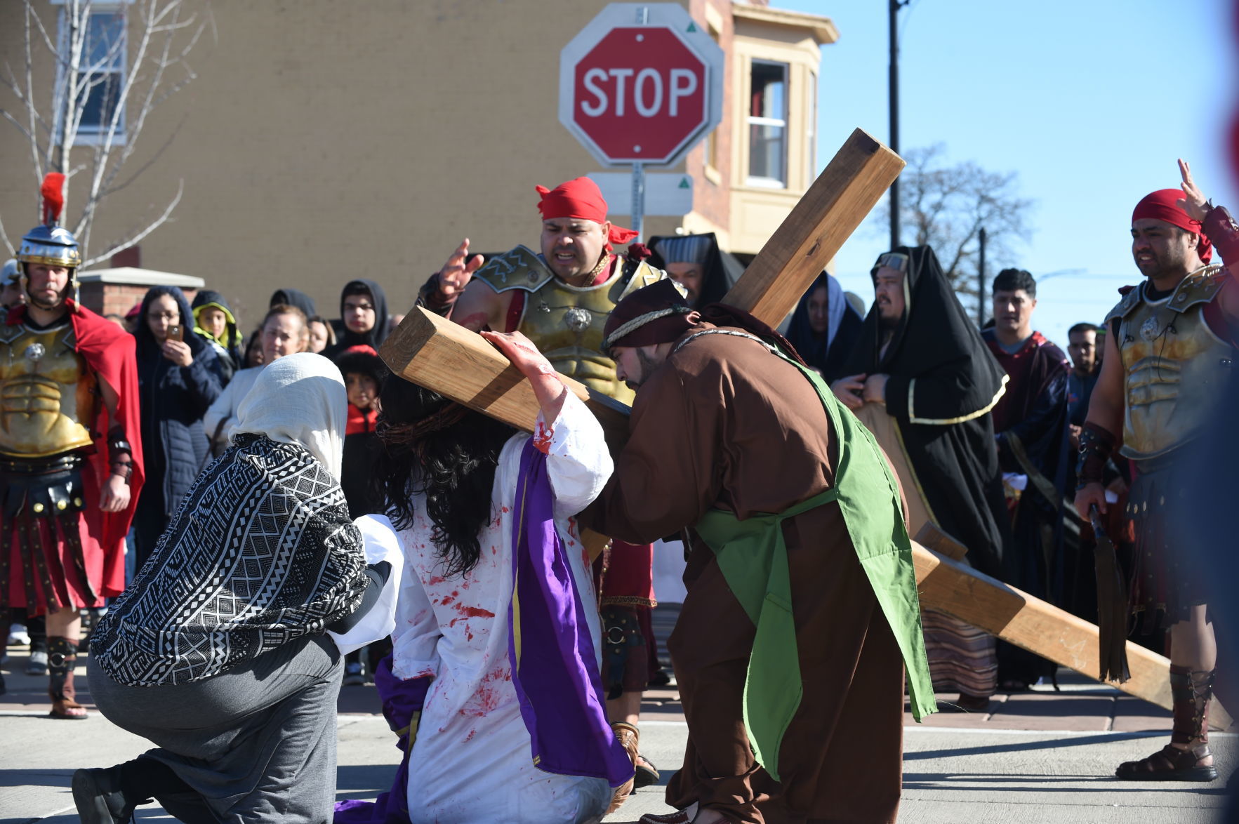 Veronica wipes the face of Jesus